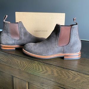 Mens Grant Stone Chelsea Boots Sz 7
